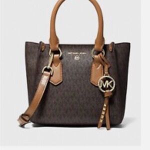 Michael Kors Kris Small Logo Satchel